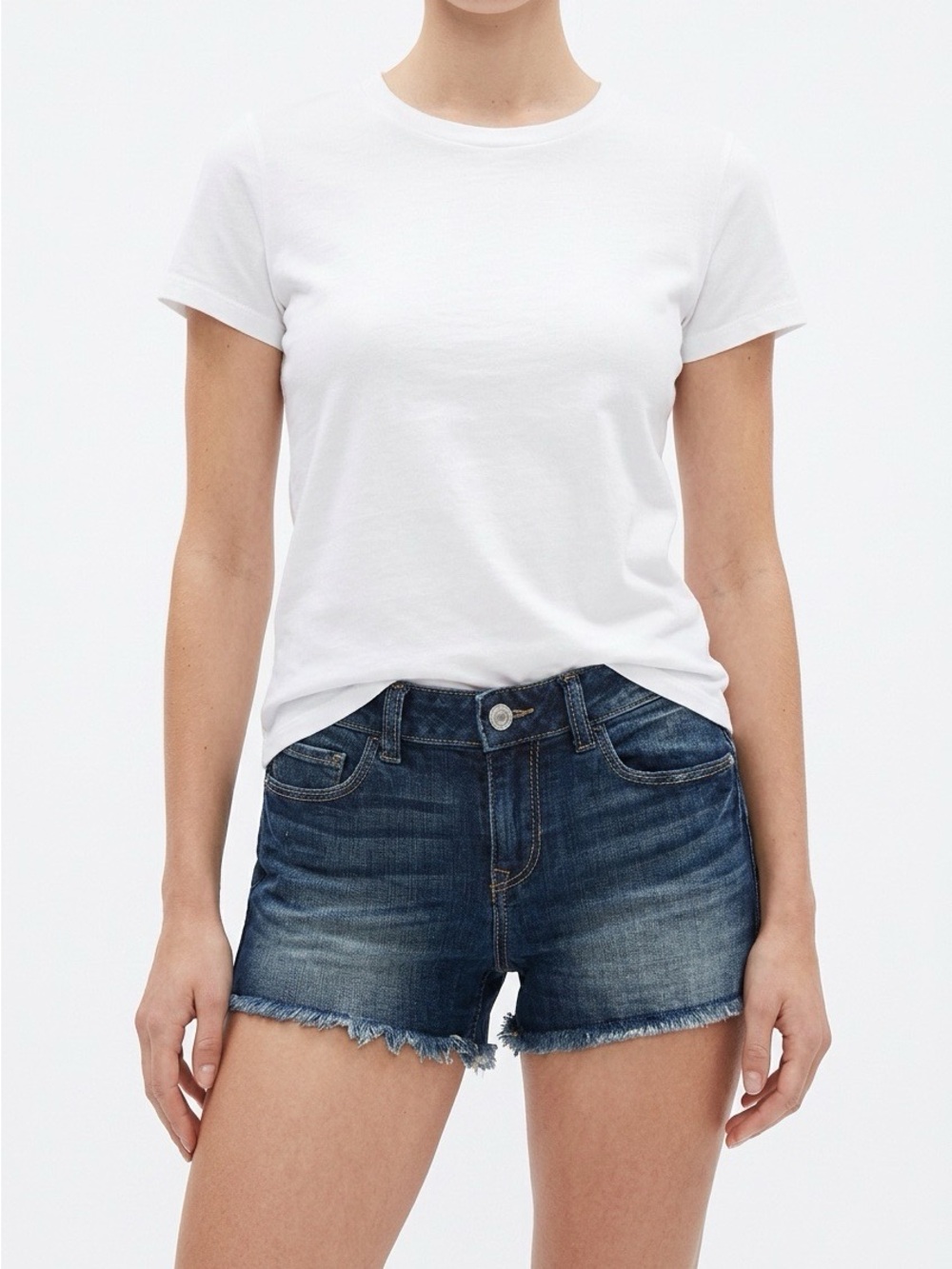 Express Denim Cutoff Shorts – Size 4 – NWOT